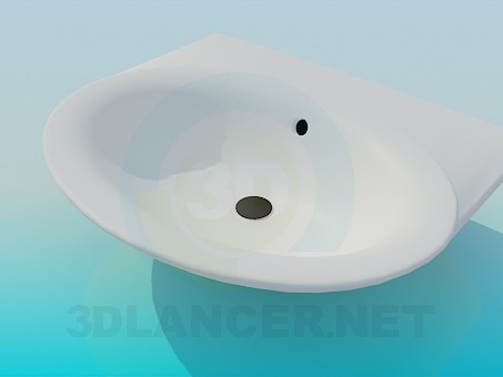 3d model Washbasin - preview