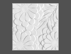 3D panel Flora