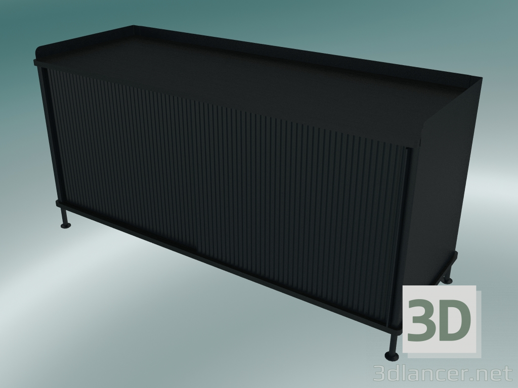 3d model Buffet Enfold (Bajo, Negro) - vista previa