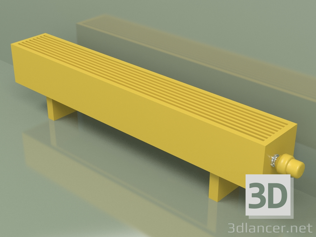 modèle 3D Convecteur - Aura Basic (140x1000x146, RAL 1012) - preview