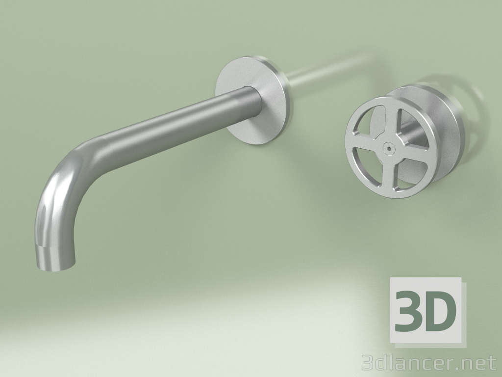 3d model Mezclador hidro-progresivo de pared con caño (20 10, AS) - vista previa