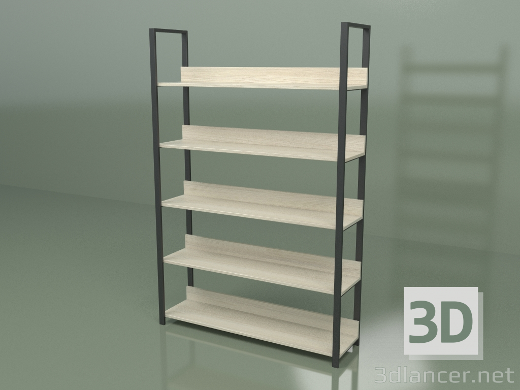 modello 3D Scaffalatura 5 ripiani 1350 - anteprima