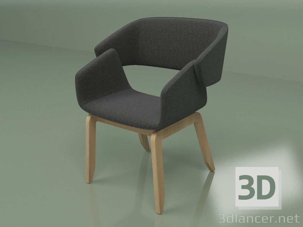 modello 3D Sedia CX01 - anteprima