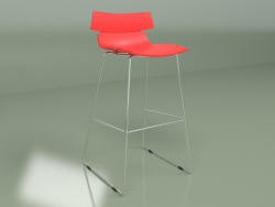 Tabouret de bar Techno (rouge)