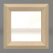 3d model Mirror ZL 06 (400х400, wood white) - preview