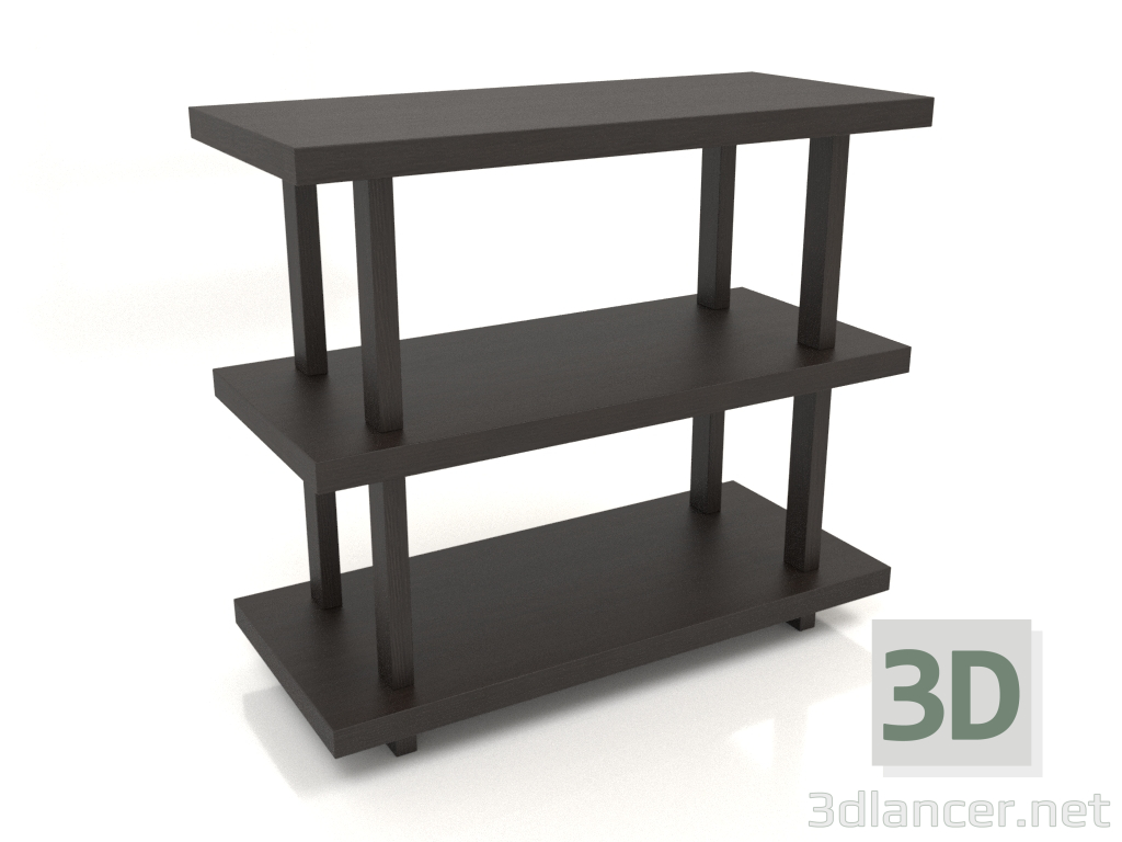 3D Modell Regal ST 01 (900x400x800, Holzbraun dunkel) - Vorschau