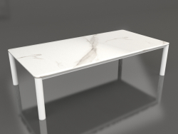 Couchtisch 70×140 (Weiß, DEKTON Aura)