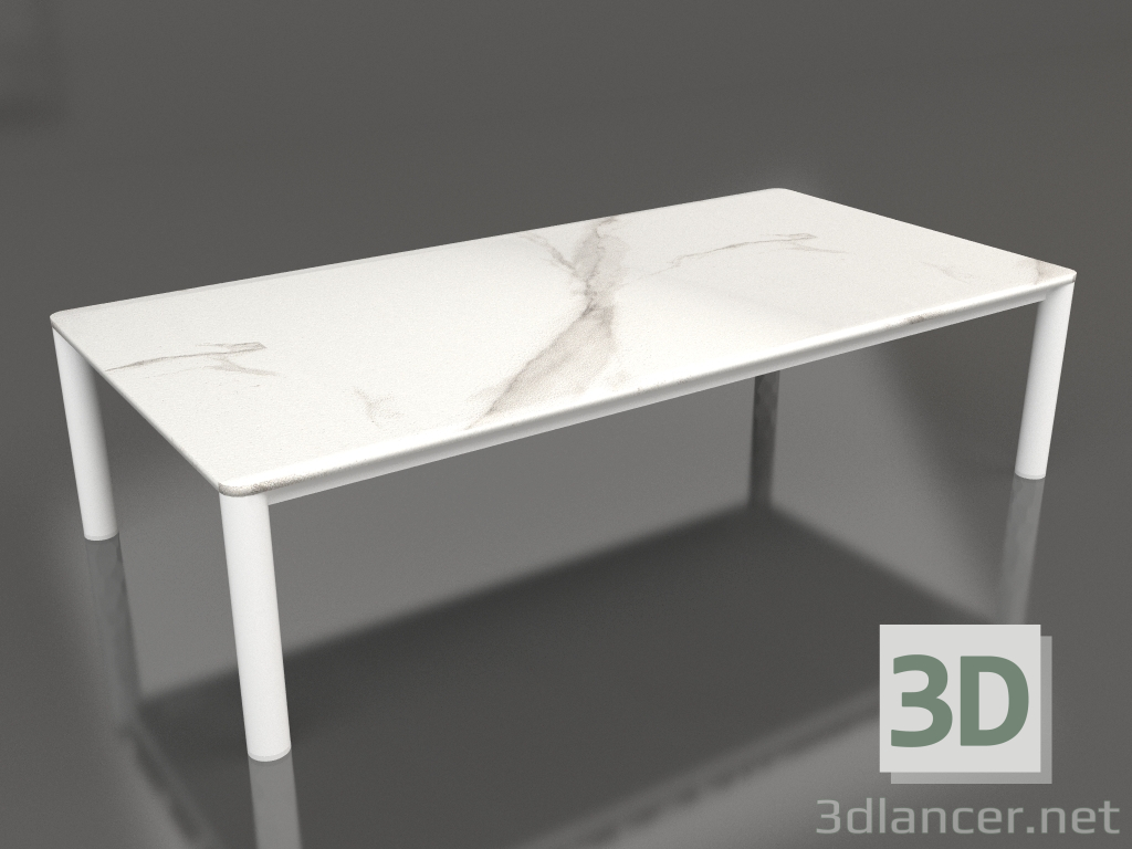 modèle 3D Table basse 70×140 (Blanc, DEKTON Aura) - preview