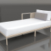 3d model Sofa module, section 2 left (Sand) - preview