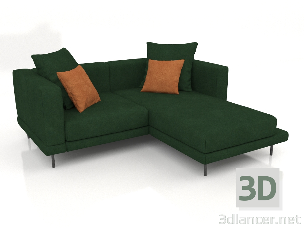 3D Modell Sofa Carol 1960 x 1800 (Salvodor 7) - Vorschau