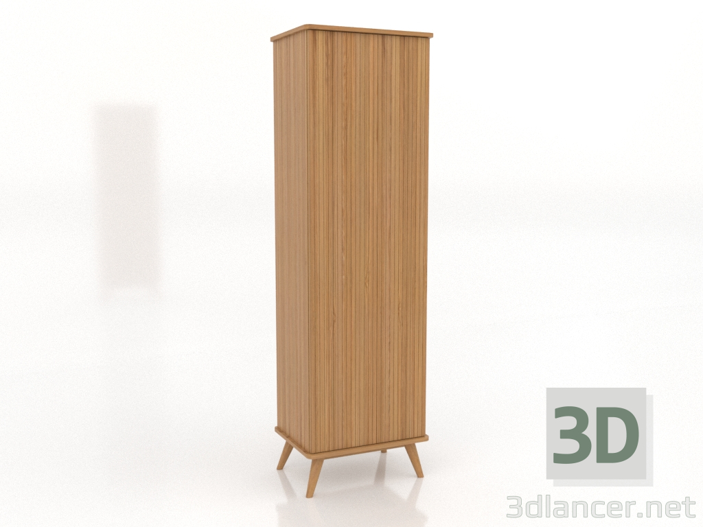 modèle 3D Armoire 3 600x450x2000 mm (chêne naturel) - preview modèle 3D Armoire 3 600x450x2000 mm (chêne naturel) - preview