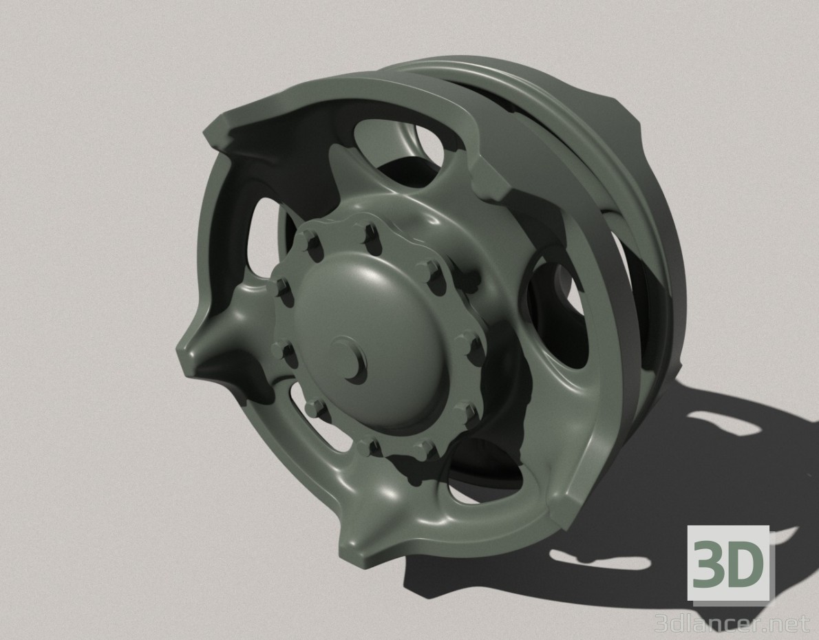 3D modeli Idler tekerlek t-72-90 - önizleme