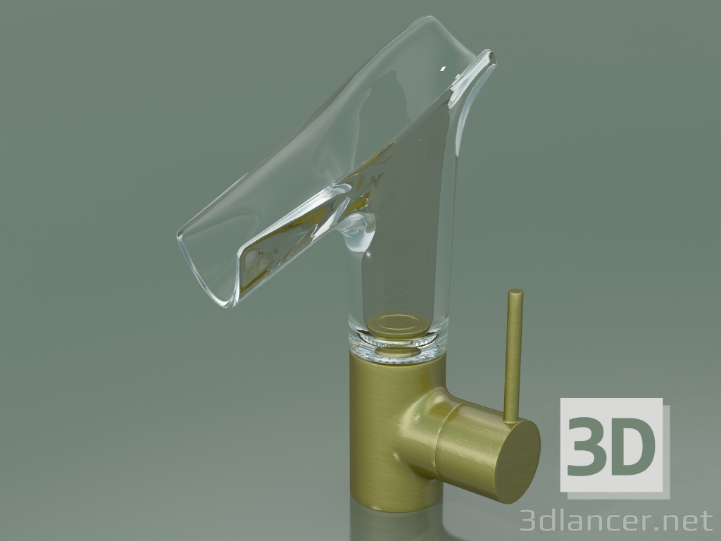 Modelo 3d Misturador monocomando para lavatório 140 com bico de vidro (12116950) - preview