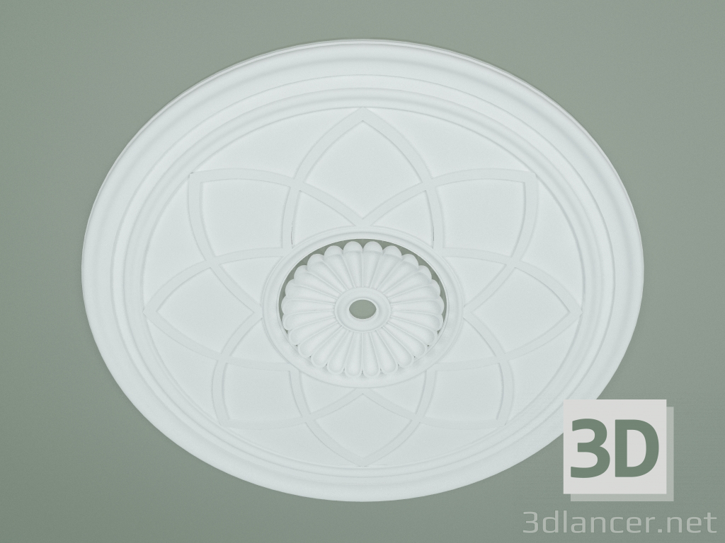 3d model Prefabricated plaster socket PA035 - preview