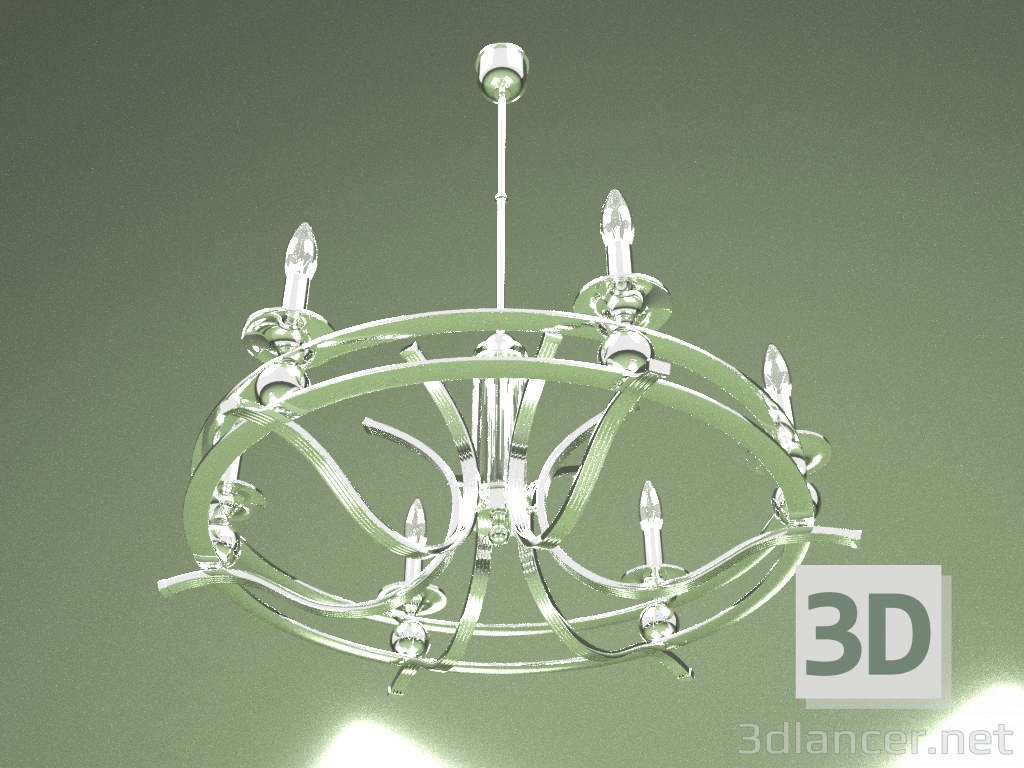 Modelo 3d Candelabro Ruta (RUT-ZW-6 (N)) - preview