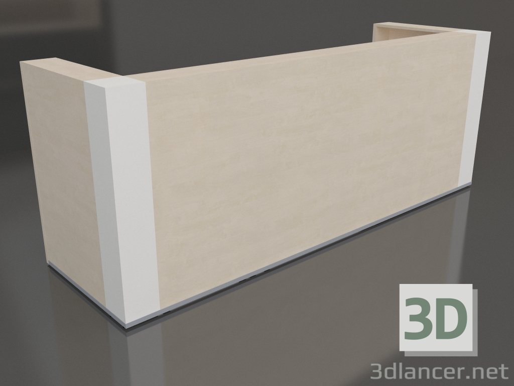 3d model Mostrador de recepción Tera TRA123 (2840x848) - vista previa