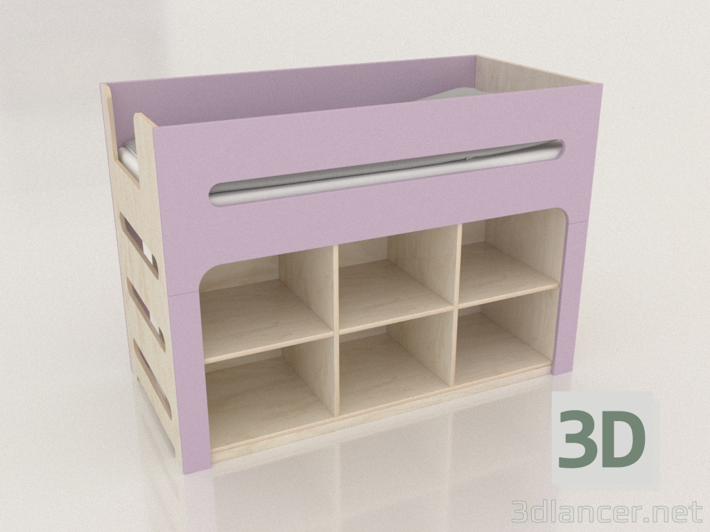 3d model Loft bed MODE PB (URDPBA) - preview