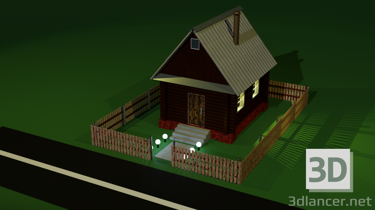 3d model Casa - vista previa