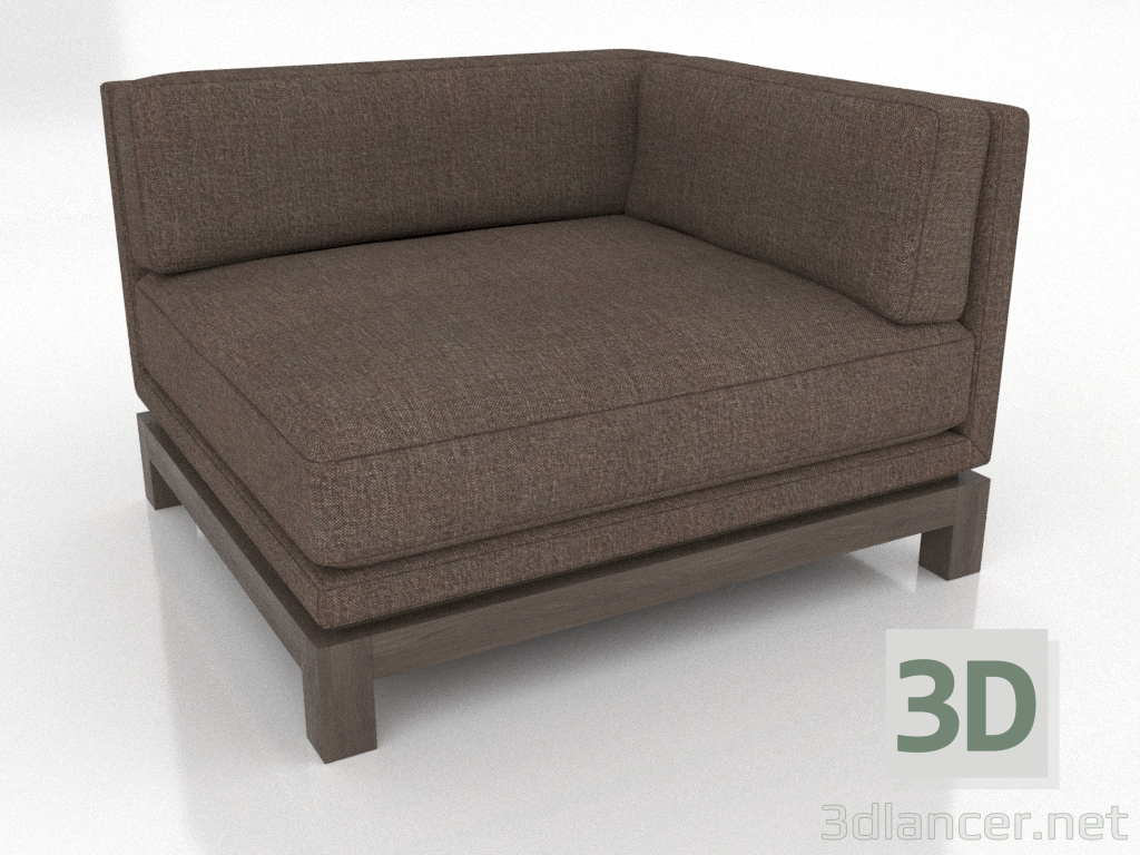 modello 3D Poltrona INDIA SONG R - anteprima modello 3D Poltrona INDIA SONG R - anteprima