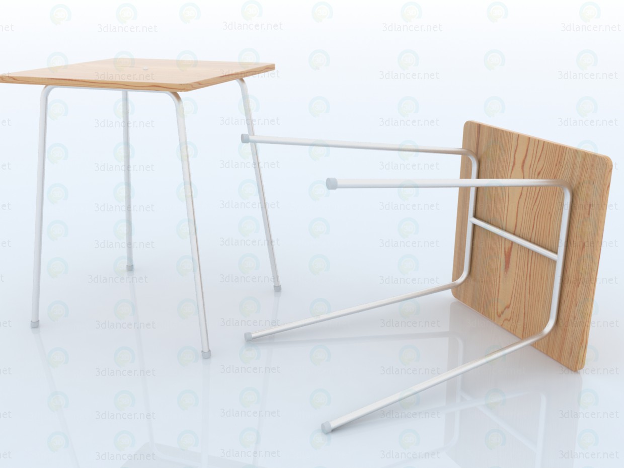 3d model Stool - preview