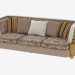 3d model Triple Classical Sofa - preview