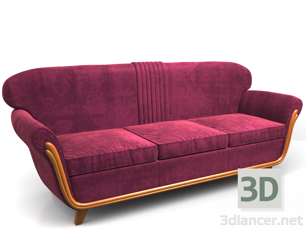 modello 3D di Divano-Doris Leslie Blau LLC - 1stdibs 1930's19 comprare - rendering