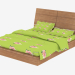 Modelo 3d Cama de casal (cr 39) - preview