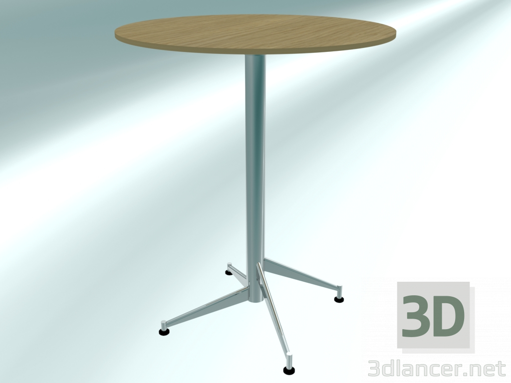 Modelo 3d Mesa dobrável em barra SELTZ big high (Ø90 H110 desdobrado) - preview