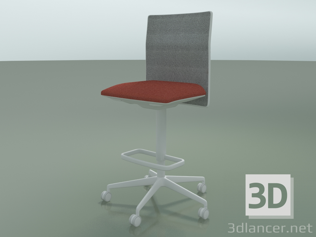 3d model Stool 6504 (5 wheels, with mesh, V12) - preview