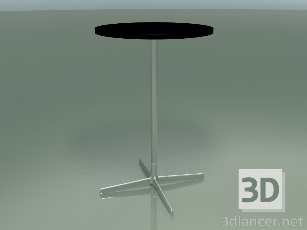 Modelo 3d Mesa redonda 5522, 5542 (H 105 - Ø 69 cm, preto, LU1) - preview