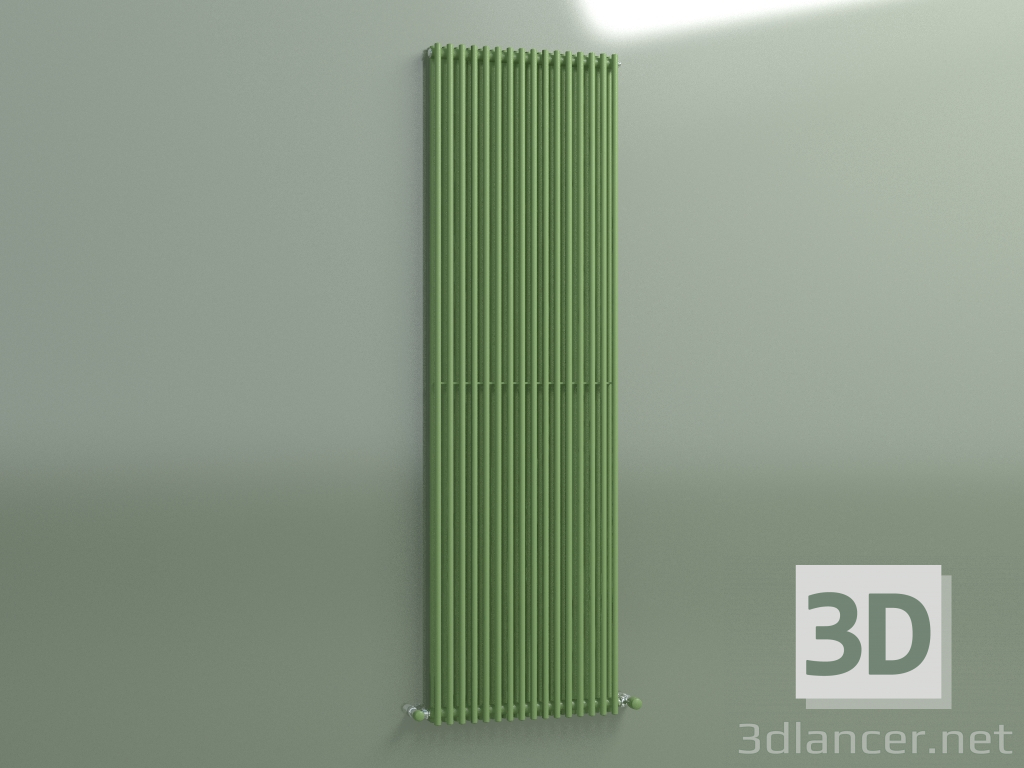 modello 3D Radiatore verticale ARPA 2 (1820 16EL, verde salvia) - anteprima