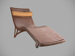 Chaise longue en contreplaqué