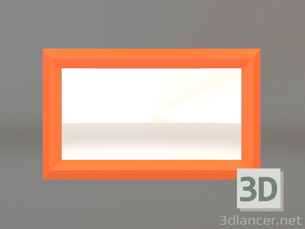 3d model Espejo ZL 06 (750х450, luminoso naranja brillante) - vista previa