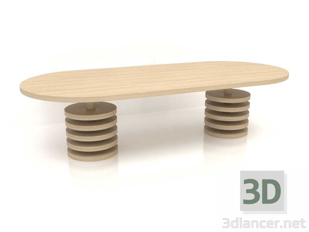 3d model Mesa de trabajo RT 03 (2932х1303х750, madera blanca) - vista previa