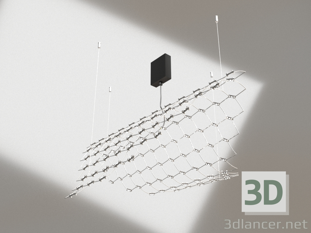 3d model Pendant lamp MANTA (option 1) - preview