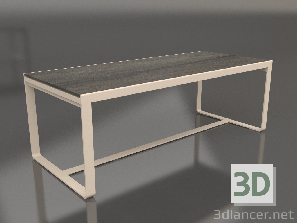 3d модель Стол обеденный 210 (DEKTON Radium, Sand) – превью