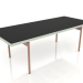 3d model Dining table (Cement gray, DEKTON Domoos) - preview