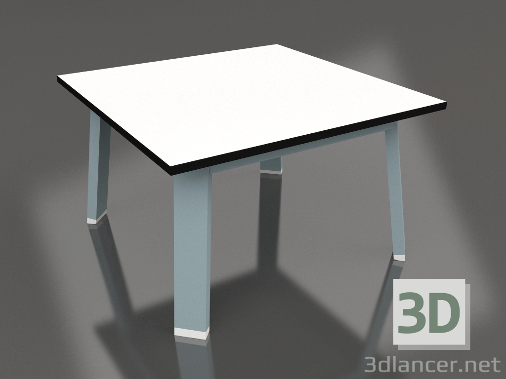 modèle 3D Table d'appoint carrée (gris bleu, phénolique) - preview