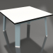 modèle 3D Table d'appoint carrée (gris bleu, phénolique) - preview