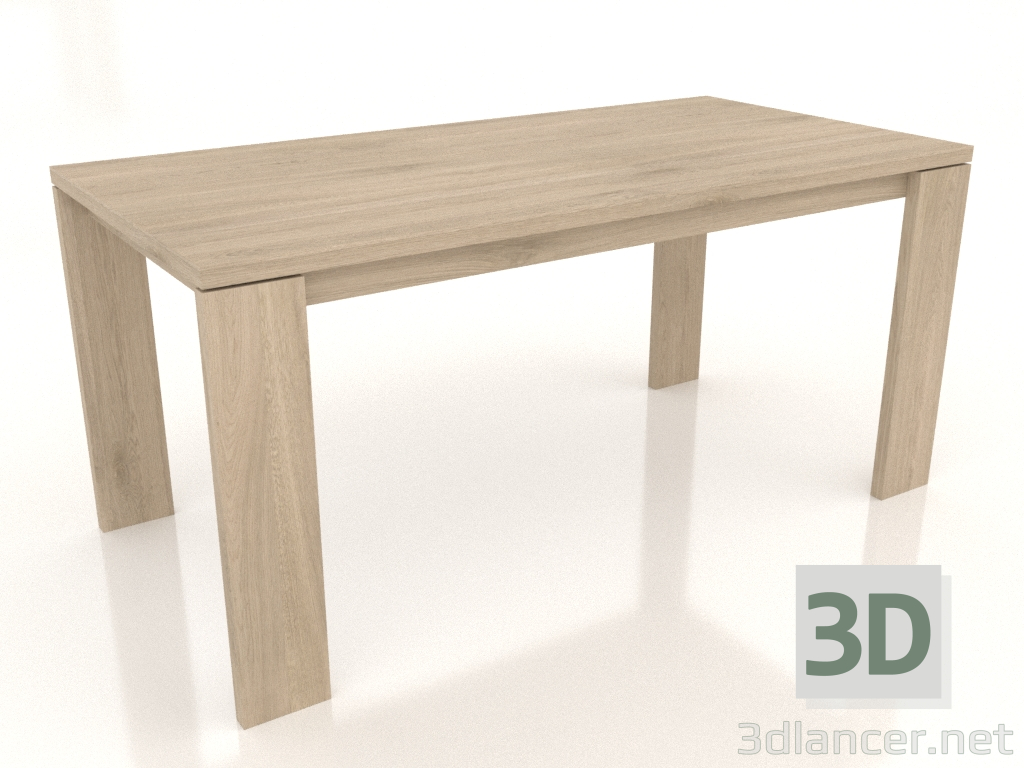 modèle 3D Table à manger BLANK 1600x800x750 mm (chêne éclairci) - preview