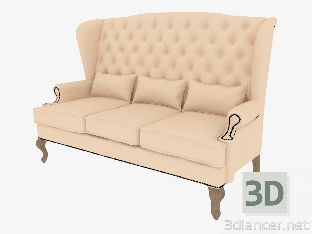 3d model Sofá 28 Capitone - vista previa