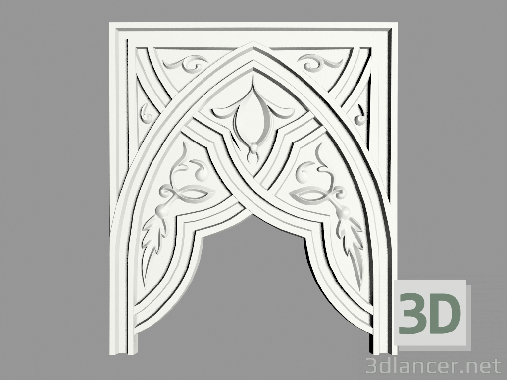 modello 3D Panel (P9) - anteprima