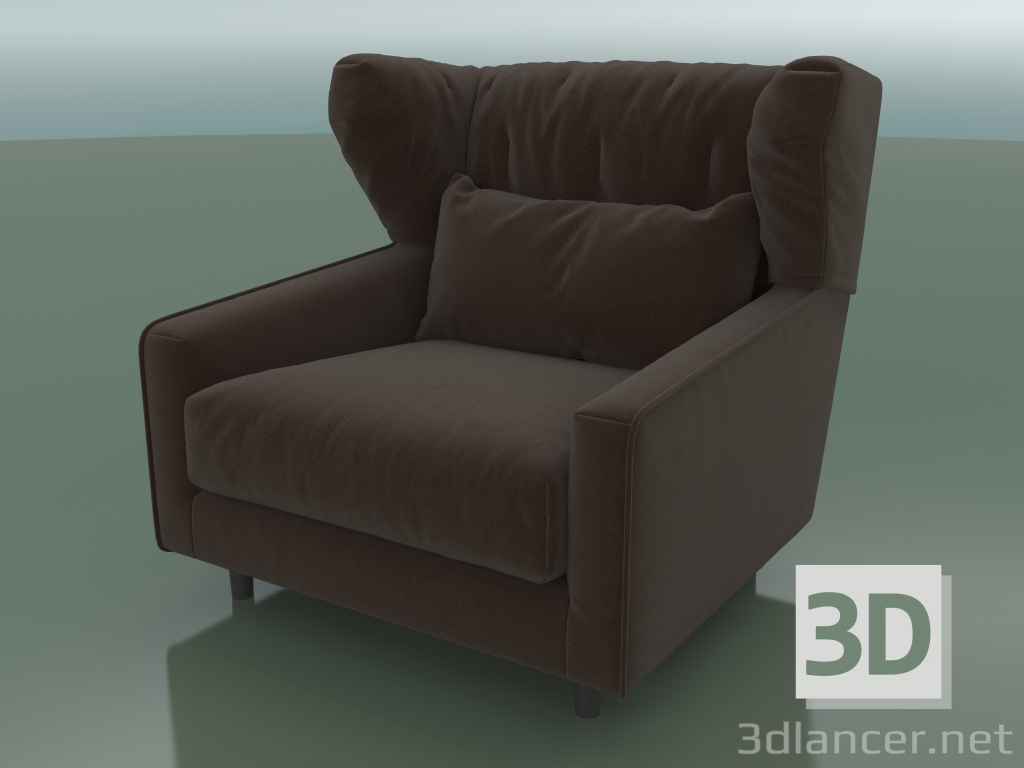 3d model Sillón Milton (920 x 1040 x 940, 92MI-104) - vista previa