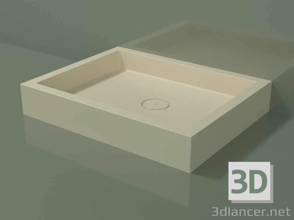 3D Modell Duschwanne Alto (30UA0110, Knochen C39, 90 x 70 cm) - Vorschau