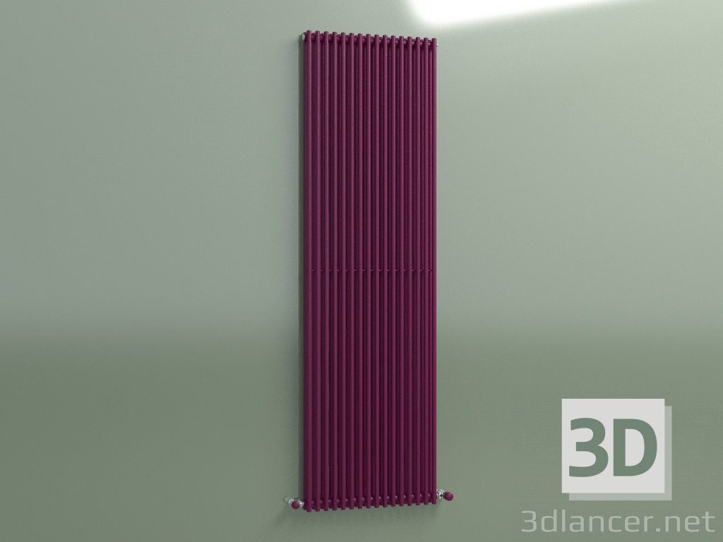 3d model Radiator vertical ARPA 2 (1820 16EL, Purple trafic) - preview