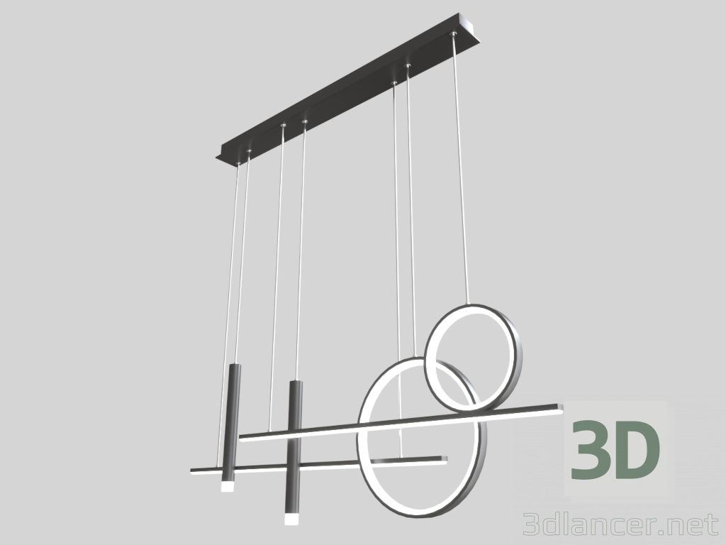 3D modeli Özgürlük 40.1002818 siyah - önizleme