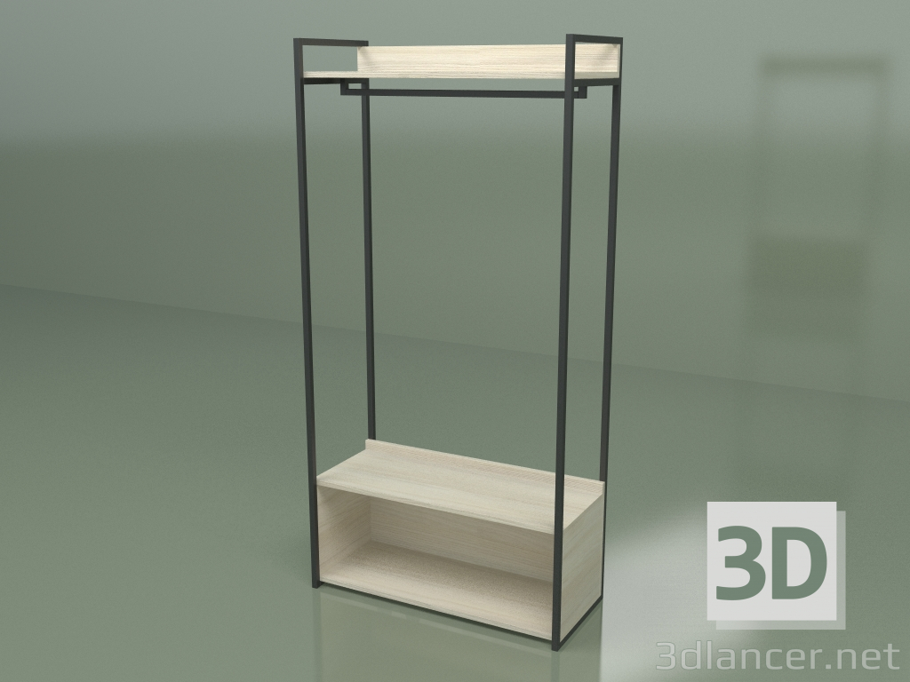 modello 3D Asta per abiti B2 - anteprima