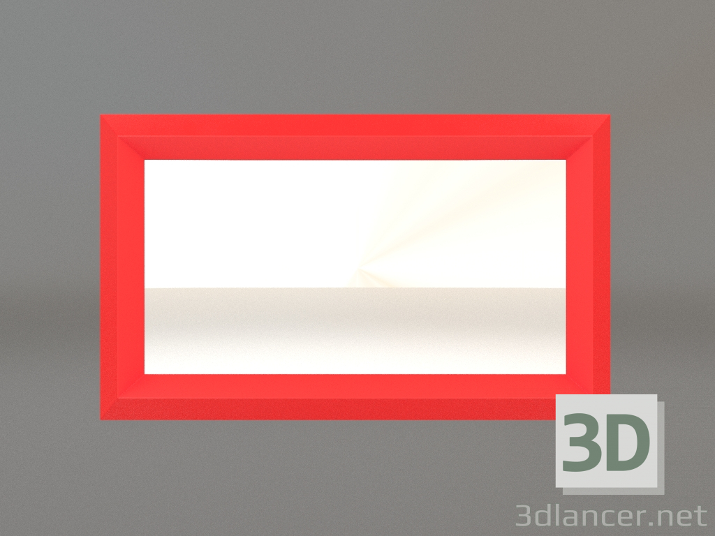 modèle 3D Miroir ZL 06 (750х450, orange lumineux) - preview