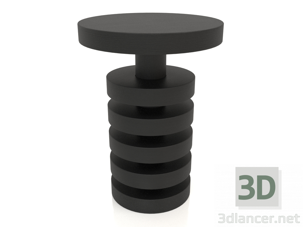 3d model Mesa de centro JT 04 (D=400x550, madera negra) - vista previa