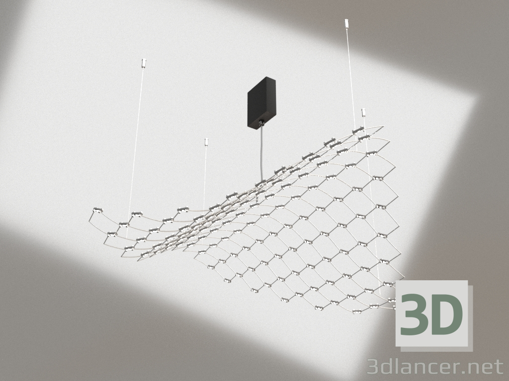 Modelo 3d Luminária pendente MANTA (opção 2) - preview